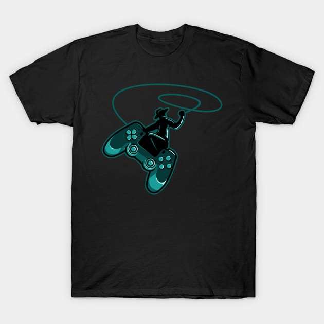 cowboy stick T-Shirt by keenkei